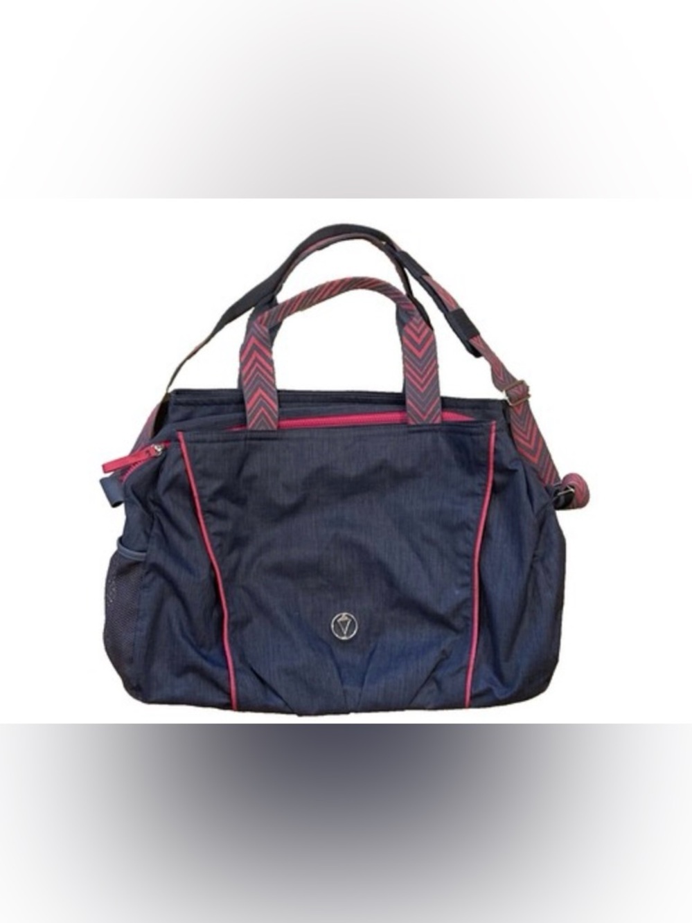 Ivivva Navy Tote with Pink Trim and Strap